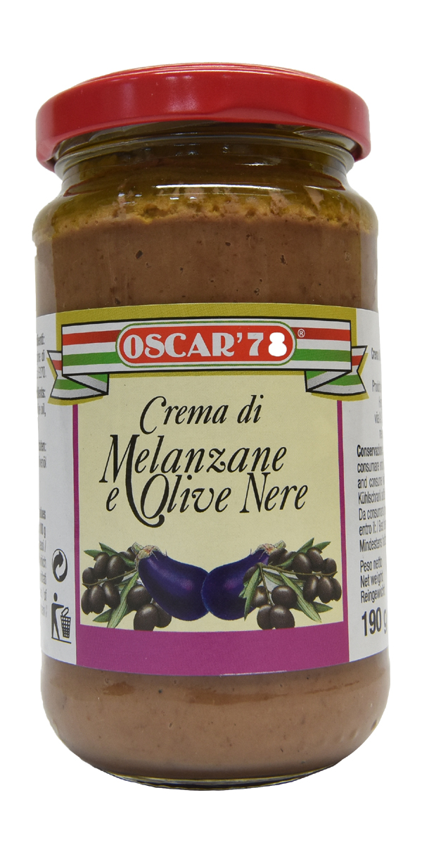oscar78 crema di melanzane e olive nere ligure