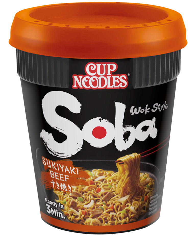oscar78 soba cup noodles sukiyaki con manzo nissin