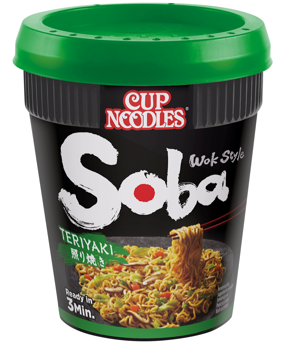 oscar78 soba cup noodles teriyaki nissin piatto pronto giapponese