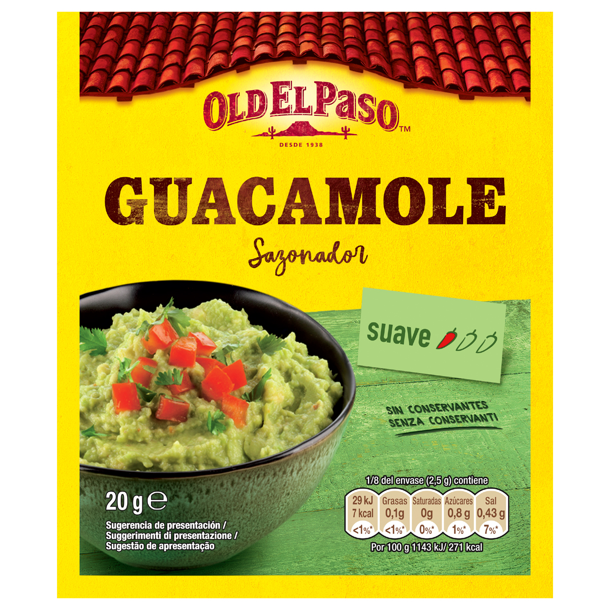 oscar78 spezie per guacamole old el paso messico