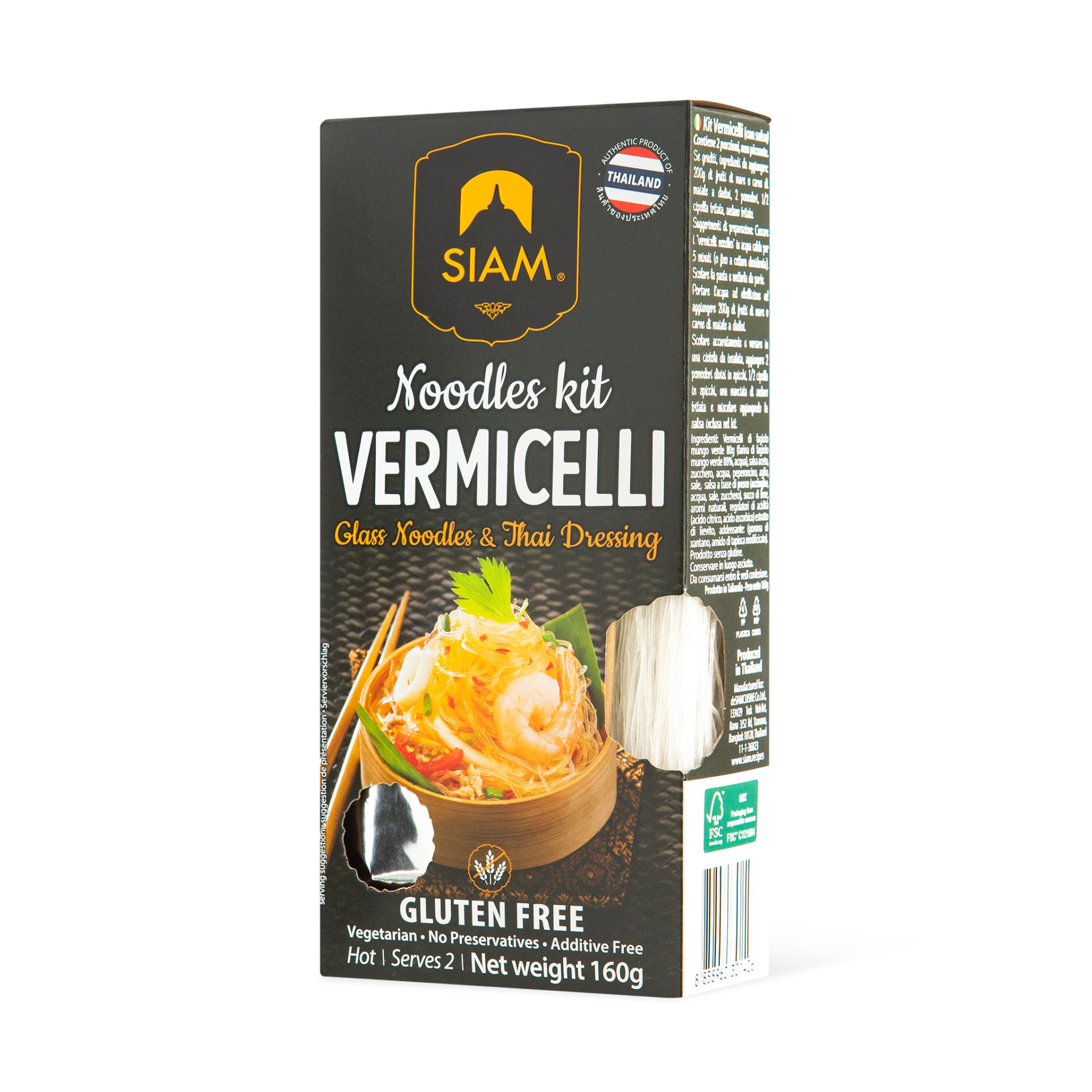 oscar78 kit di vermicelli di soia de siam noodles piatto thailandese