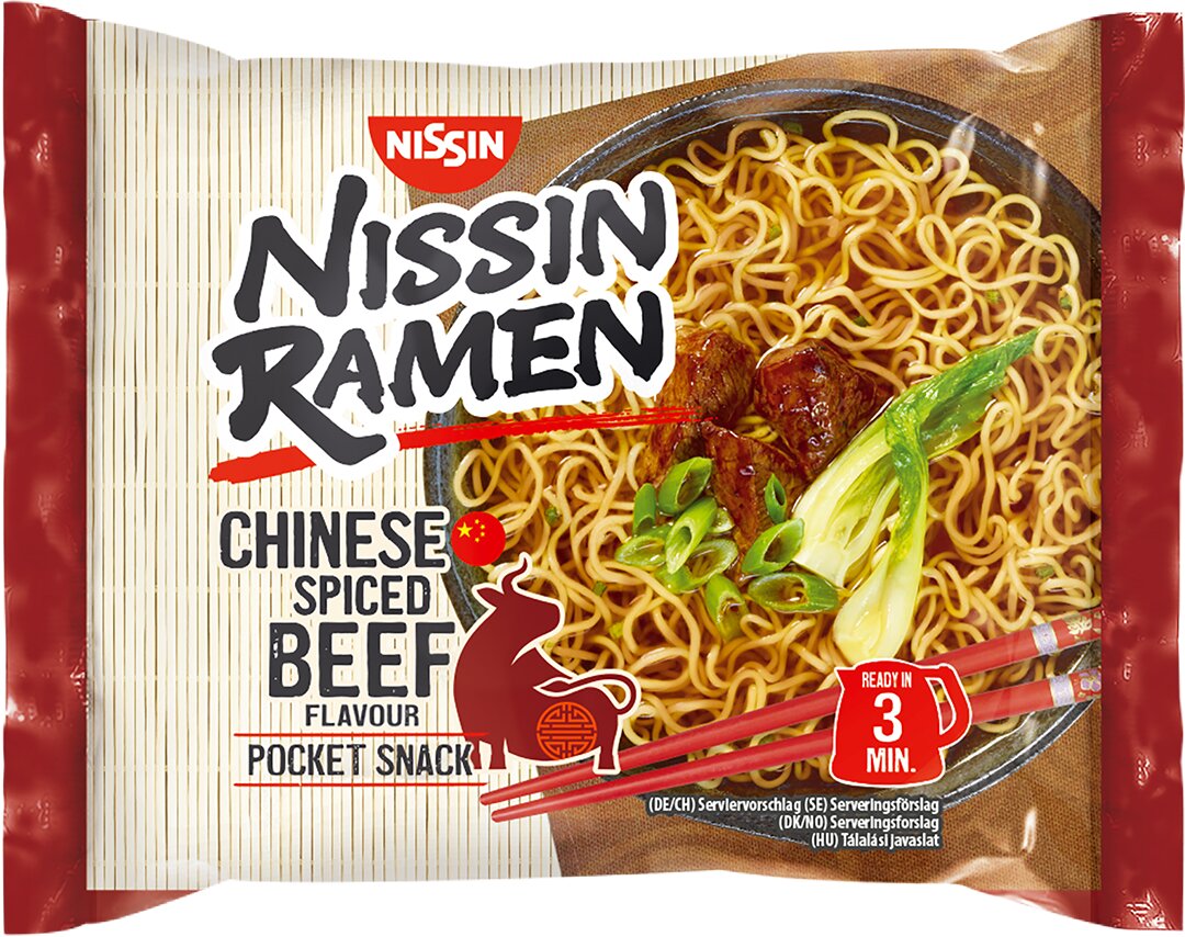 oscar78 Ramen Bag Chinese Spiced Beef Nissin
