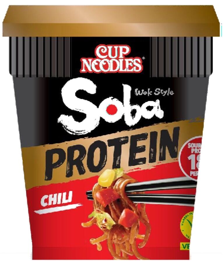 oscar78 Soba Cup Protein Chili Nissin Noodles proteici piccanti
