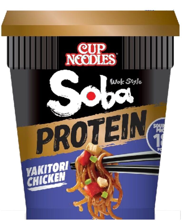 oscar78 Soba Cup Protein Yakitori Chicken Nissin Noodles proteici al pollo